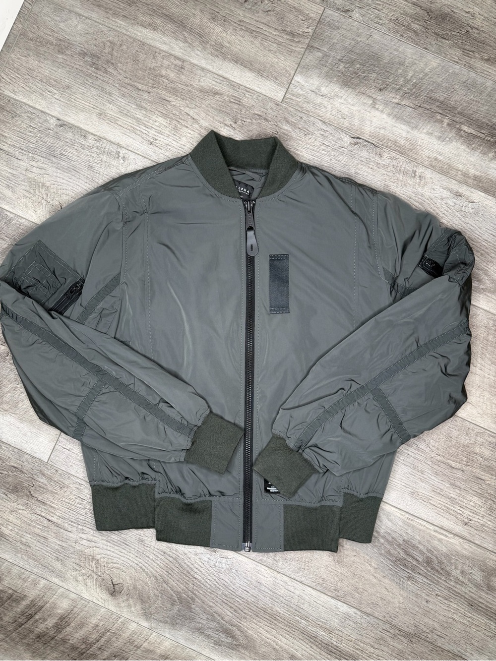 Alpha Industries Gray Bomber Jacket